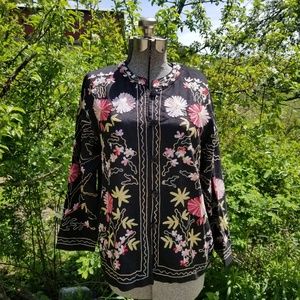 Embroidered Garden jacket